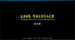 Desktop Screenshot of lonerucksack.com